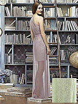 Rear View Thumbnail - Limeade & Suede Rose Lela Rose Bridesmaid Style LR224