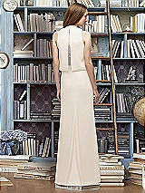 Rear View Thumbnail - Oat & Blush Lela Rose Bridesmaid Style LR225