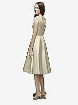 Rear View Thumbnail - Metallic Gold Lela Rose Bridesmaid Style LR230