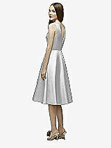 Rear View Thumbnail - Metallic Silver Lela Rose Bridesmaid Style LR230
