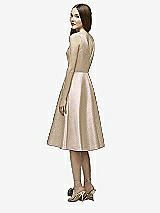 Rear View Thumbnail - Pink Gold Lela Rose Bridesmaid Style LR230