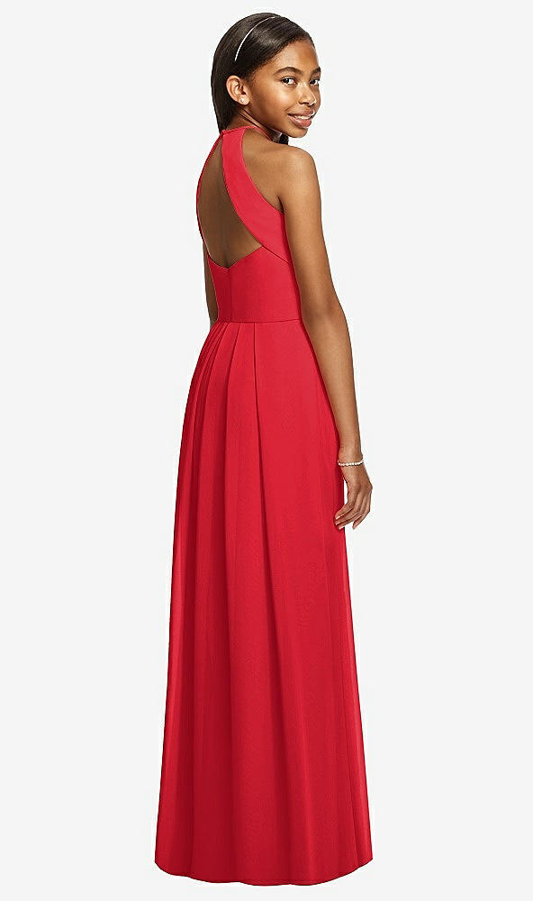 Back View - Parisian Red Dessy Collection Junior Bridesmaid JR530