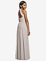 Rear View Thumbnail - Taupe Dessy Collection Junior Bridesmaid JR530