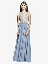 Front View Thumbnail - Cloudy & Oyster Dessy Collection Junior Bridesmaid JR532