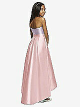 Rear View Thumbnail - Ballet Pink & Lilac Haze Dessy Collection Junior Bridesmaid JR533