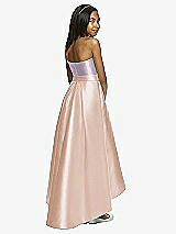 Rear View Thumbnail - Cameo & Lilac Haze Dessy Collection Junior Bridesmaid JR533