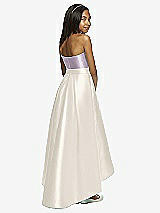 Rear View Thumbnail - Ivory & Lilac Haze Dessy Collection Junior Bridesmaid JR533