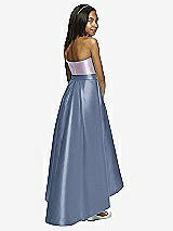 Rear View Thumbnail - Larkspur Blue & Lilac Haze Dessy Collection Junior Bridesmaid JR533