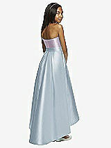 Rear View Thumbnail - Mist & Lilac Haze Dessy Collection Junior Bridesmaid JR533