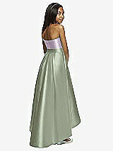 Rear View Thumbnail - Sage & Lilac Haze Dessy Collection Junior Bridesmaid JR533