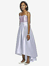 Front View Thumbnail - Silver Dove & Lilac Haze Dessy Collection Junior Bridesmaid JR533