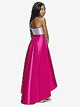 Rear View Thumbnail - Think Pink & Lilac Haze Dessy Collection Junior Bridesmaid JR533