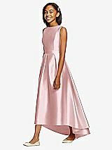 Front View Thumbnail - Ballet Pink Dessy Collection Junior Bridesmaid JR534