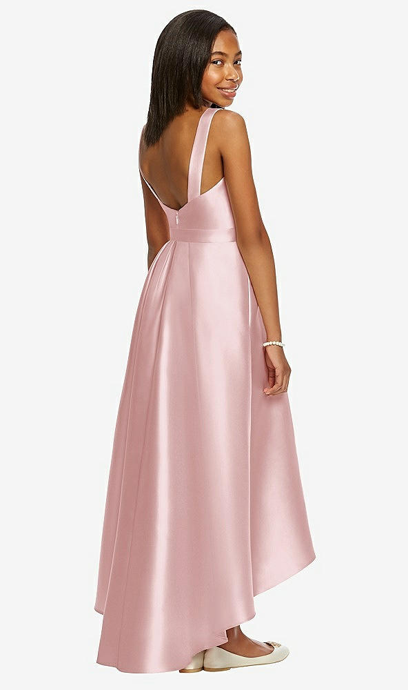 Back View - Ballet Pink Dessy Collection Junior Bridesmaid JR534