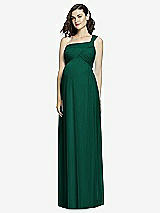 Front View Thumbnail - Hunter Green Alfred Sung Maternity Dress Style M427