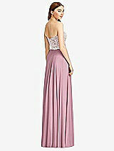 Rear View Thumbnail - Dusty Pink & Oyster Studio Design Bridesmaid Dress 4504