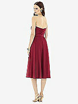 Rear View Thumbnail - Burgundy Alfred Sung Style D726