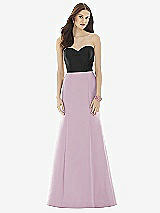 Front View Thumbnail - Suede Rose & Black Alfred Sung Style D728