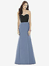 Front View Thumbnail - Larkspur Blue & Black Alfred Sung Style D728