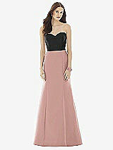 Front View Thumbnail - Neu Nude & Black Alfred Sung Style D728