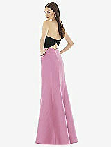 Rear View Thumbnail - Powder Pink & Black Alfred Sung Style D728