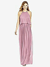 Front View Thumbnail - Dusty Pink After Six Bridesmaid Dress 6753