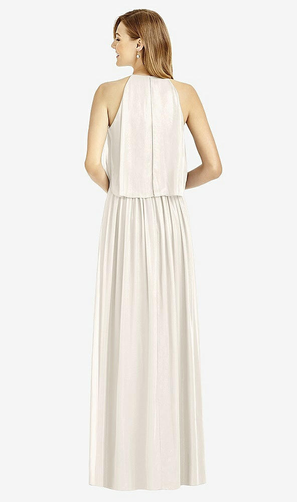 Back View - Ivory After Six Bridesmaid Dress 6753
