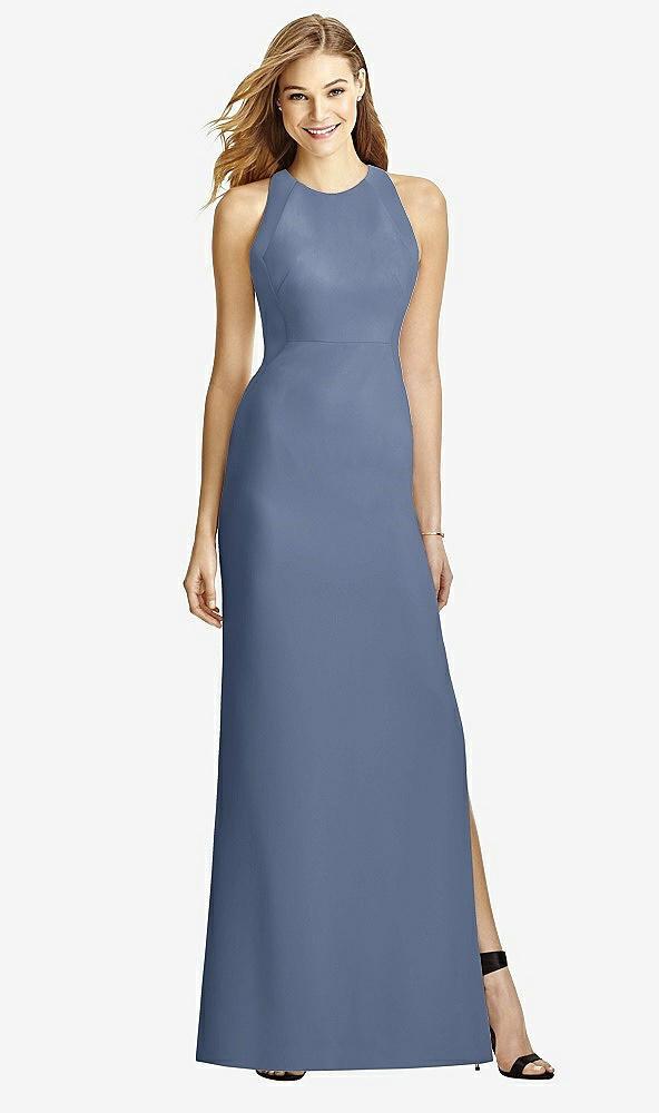 Back View - Larkspur Blue After Six Bridesmaid Dress 6757