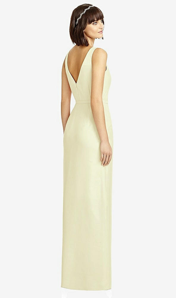 Back View - Butter Yellow Dessy Collection Style 2968