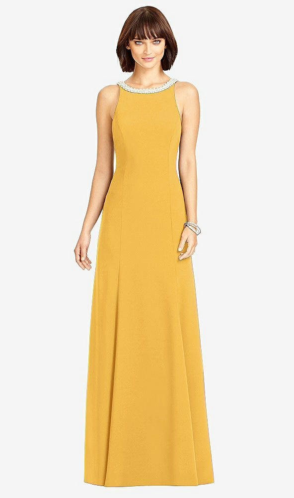 Back View - NYC Yellow Dessy Collection Style 2972