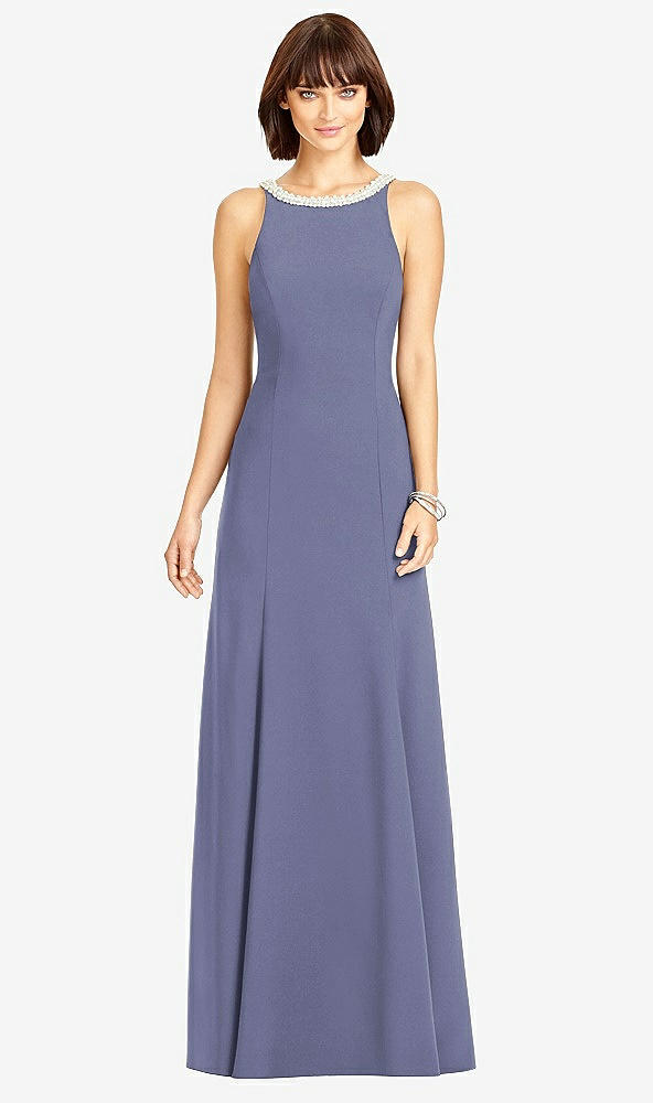 Back View - French Blue Dessy Collection Style 2972