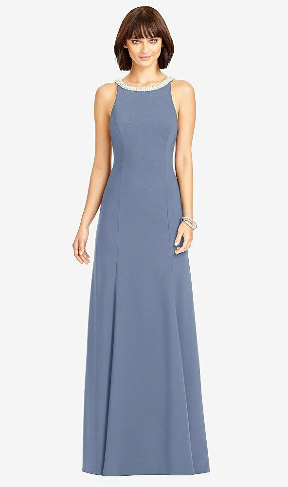 Back View - Larkspur Blue Dessy Collection Style 2972