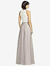 Rear View Thumbnail - Taupe Dessy Bridesmaid Skirt S2977