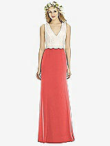 Front View Thumbnail - Perfect Coral & Ivory Social Bridesmaids Style 8172