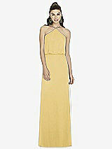 Front View Thumbnail - Maize Alfred Sung Bridesmaid Dress D738