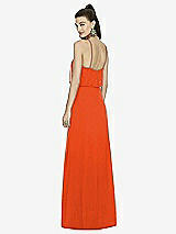 Rear View Thumbnail - Tangerine Tango Alfred Sung Bridesmaid Dress D738