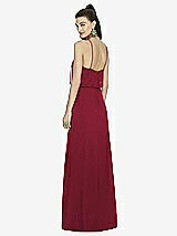 Rear View Thumbnail - Burgundy Alfred Sung Bridesmaid Dress D738
