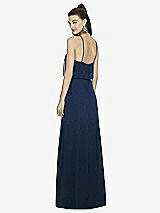 Rear View Thumbnail - Midnight Navy Alfred Sung Bridesmaid Dress D738