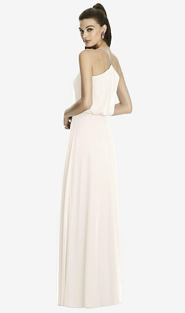 Back View - Ivory Alfred Sung Bridesmaid Dress D739