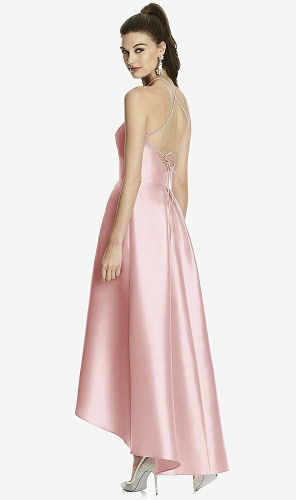 Back View - Ballet Pink Alfred Sung Style D741