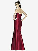 Rear View Thumbnail - Burgundy Alfred Sung Style D742