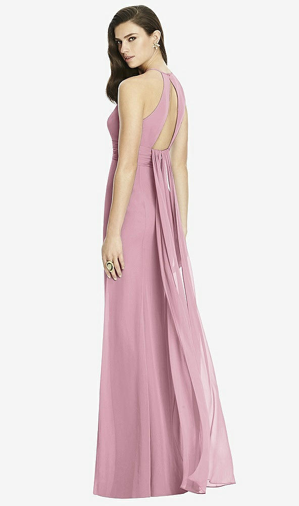 Front View - Dusty Pink Dessy Bridesmaid Dress 2990