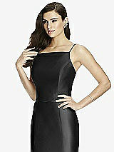 Front View Thumbnail - Black Dessy Bridesmaid Top T2979