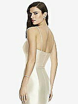 Rear View Thumbnail - Champagne Dessy Bridesmaid Top T2979