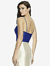 Rear View Thumbnail - Cobalt Blue Dessy Bridesmaid Top T2979