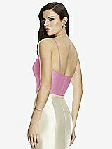 Rear View Thumbnail - Powder Pink Dessy Bridesmaid Top T2979