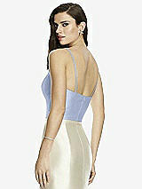 Rear View Thumbnail - Sky Blue Dessy Bridesmaid Top T2979