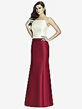 Front View Thumbnail - Burgundy Dessy Bridesmaid Skirt S2980