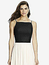 Front View Thumbnail - Black Dessy Bridesmaid Top T2981