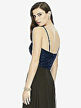 Rear View Thumbnail - Midnight Navy Dessy Bridesmaid Top T2983